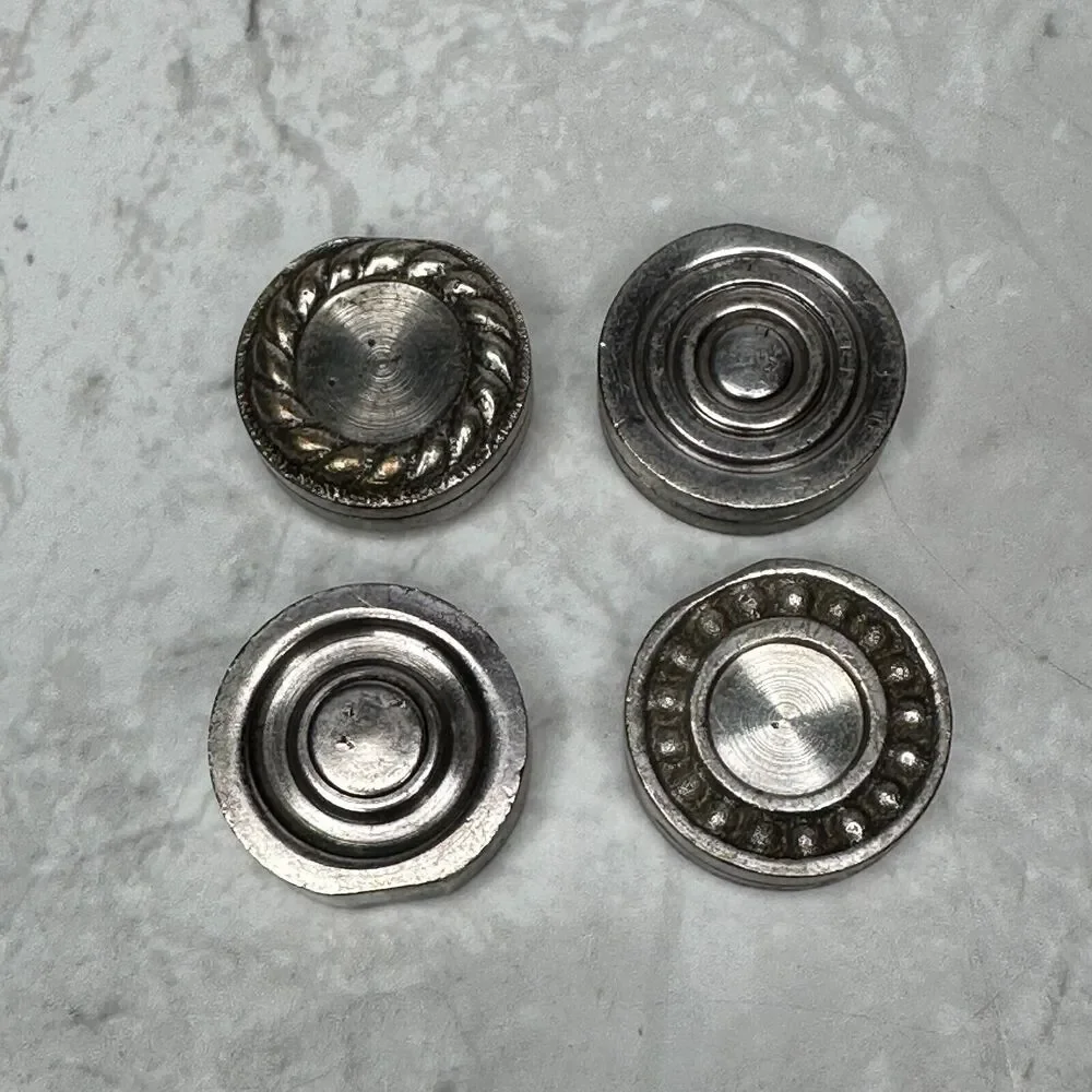 Pottery Barn Antique look Silver placecard holders